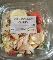 Salade poulet curry