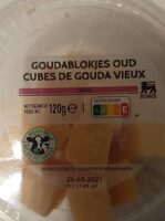 Cubes de gouda vieux