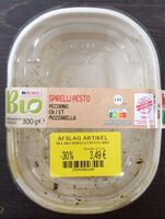 Spirelli pesto - pecorino et mozzarella
