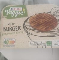 Vegan burger mariné