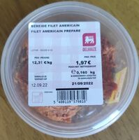 Filet américain préparé