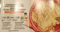 Gratin au céleri rave et poireaux