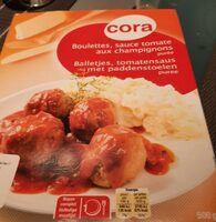 Boulettes,sauce tomate aux champignons