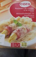 Roulades de chicons puree