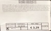 Eclairs chocolat