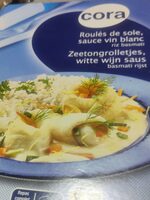 Roulés de sole sauce vin blanc riz basmati