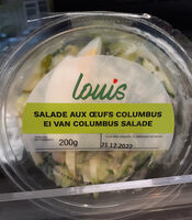 Salade aux oeufs columbus