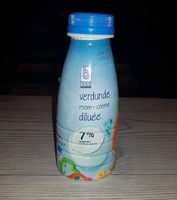 Crème diluée 7%