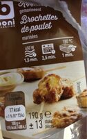 Brochettes de poulet