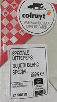 Boudin blanc spécial