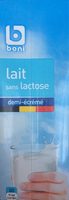 Lait sans lactose
