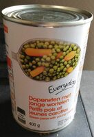Petit pois et carotte