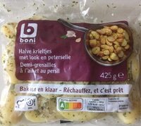 Demi-grenailles à l'ail et au persil