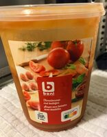 Soupe aux tomates, avec boulettes