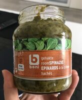 Epinards hachés à la crème