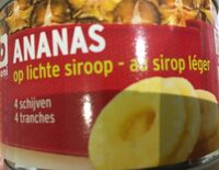 Ananas au sirop léger
