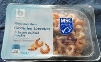 Crevettes de la mer du nord décortiquées