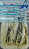 Filets d'anchois à l'huile