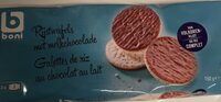 Galettes de riz au chocolat au lait