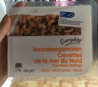 Crevette de la mer du nord