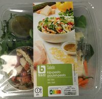 Salade poulet-pesto
