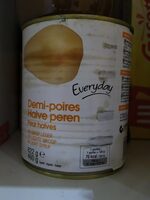 Demi-poires au sirop léger