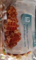 Gaufres goût vanille pauvre en sucre