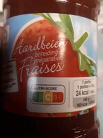Préparation aux fraises