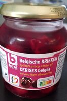 Cerises belges au sirop léger, dénoyautées