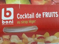 Cocktail de fruits au sirop léger
