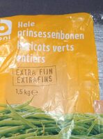 Haricots vers entiers extra fins