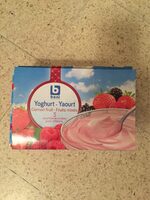Yaourt fruits mixés