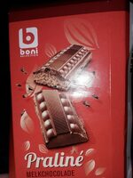 Chocolat au lait praliné