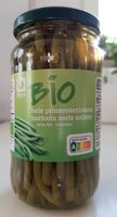 Haricots verts entiers