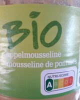 Mousseline de pommes bio