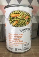 Doperwten Met Jonge Wortelen
