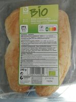 Demi-baguettes blanches precuites
