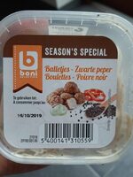 Boulettes poivre noir