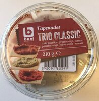 Tapenades trio classic