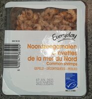 Crevettes de la mer du Nord