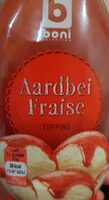Topping fraise