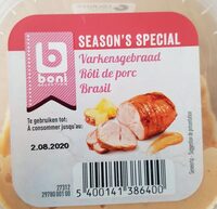Salade de rôti de porc sauce Brasil