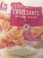 Croissants au beurre, surgelés