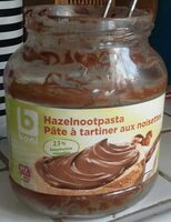 Pâtes à tartiner aux noisettes