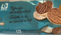 Galettes de riz au chocolat au lait