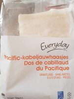 Dos de cabillaud du Pacifique