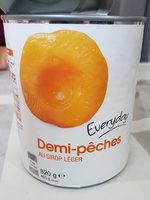 Demi-pêche au sirop léger