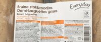 Demi-baguette grises