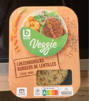 Burgers de lentilles veggie