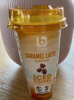 Iced coffee caramel latte
